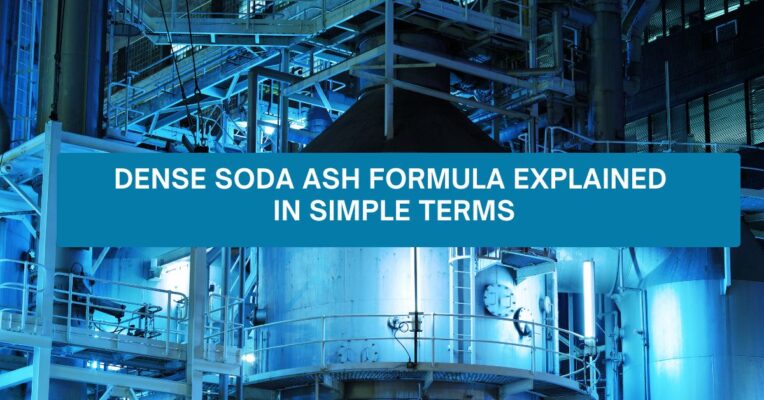 Dense Soda Ash Formula Explained in Simple Terms