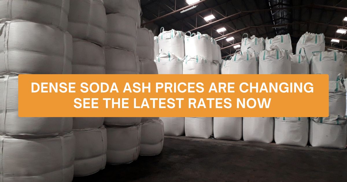Dense Soda Ash Prices Are Changing – See the Latest Rates Now